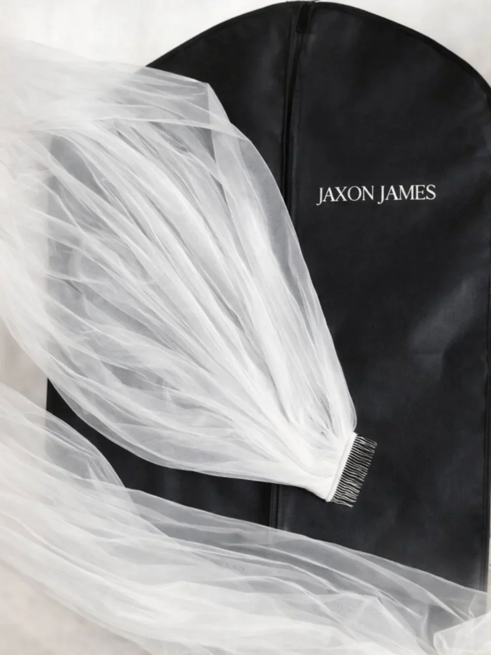 Jaxon James Natalya Valentine Dove Wedding Veil Light Ivory Never Worn Bridal